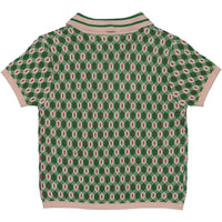Maan Skin Jacquard Knit Polo