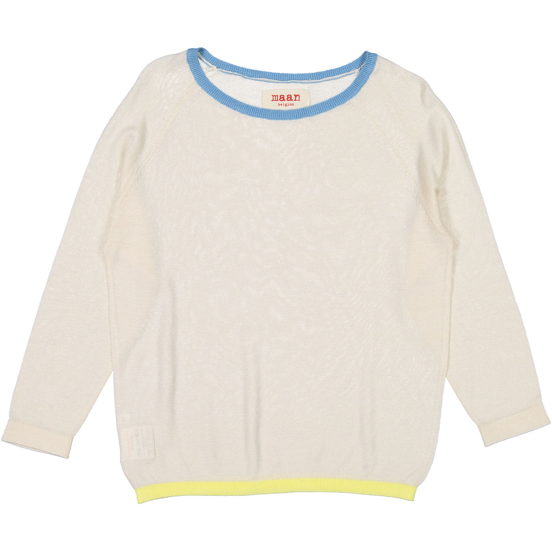 Maan Ecru Roxy Knit Top