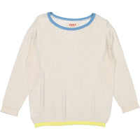 Maan Ecru Roxy Knit Top
