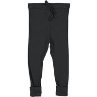 Flora and Henri Charcoal Rib Baby Leggings