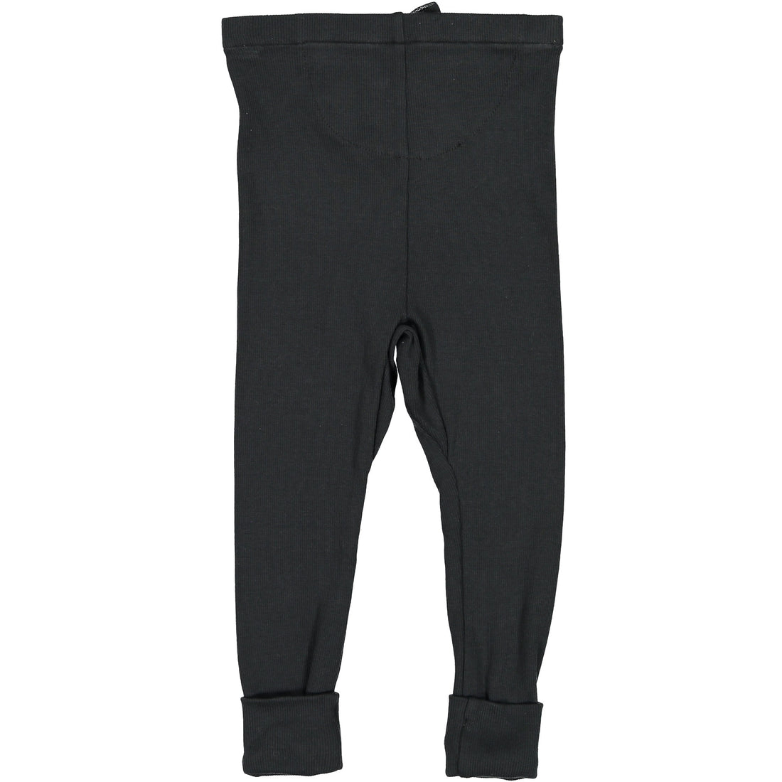 Flora and Henri Charcoal Rib Baby Leggings