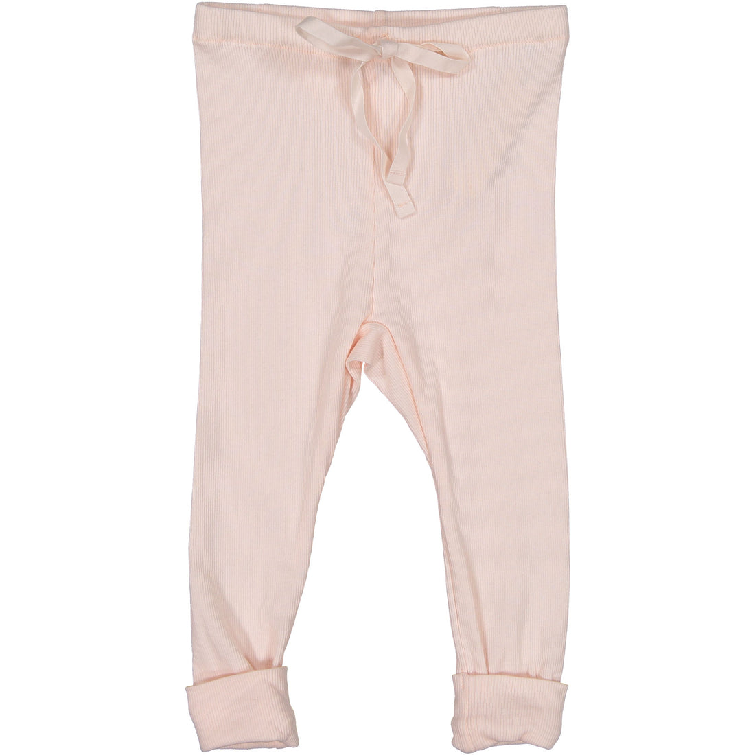 Flora and Henri Pink Rib Baby Leggings