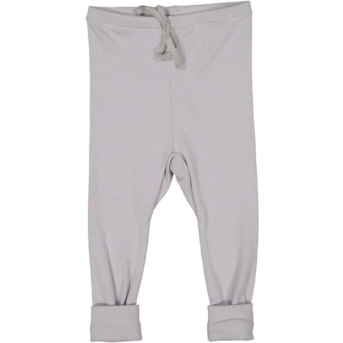 Flora and Henri Grey Rib Baby Leggings