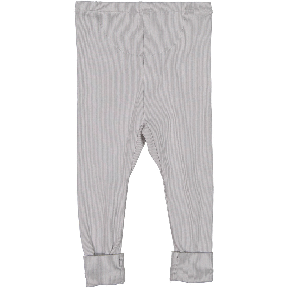 Flora and Henri Grey Rib Baby Leggings