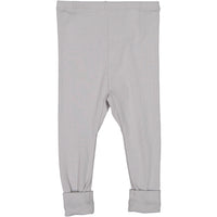Flora and Henri Grey Rib Baby Leggings