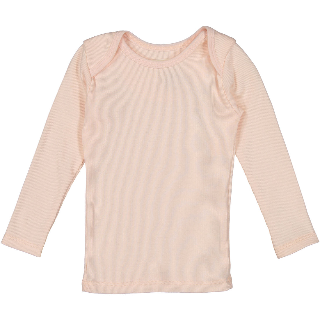 Flora and Henri Pink Rib Baby Lap Tee