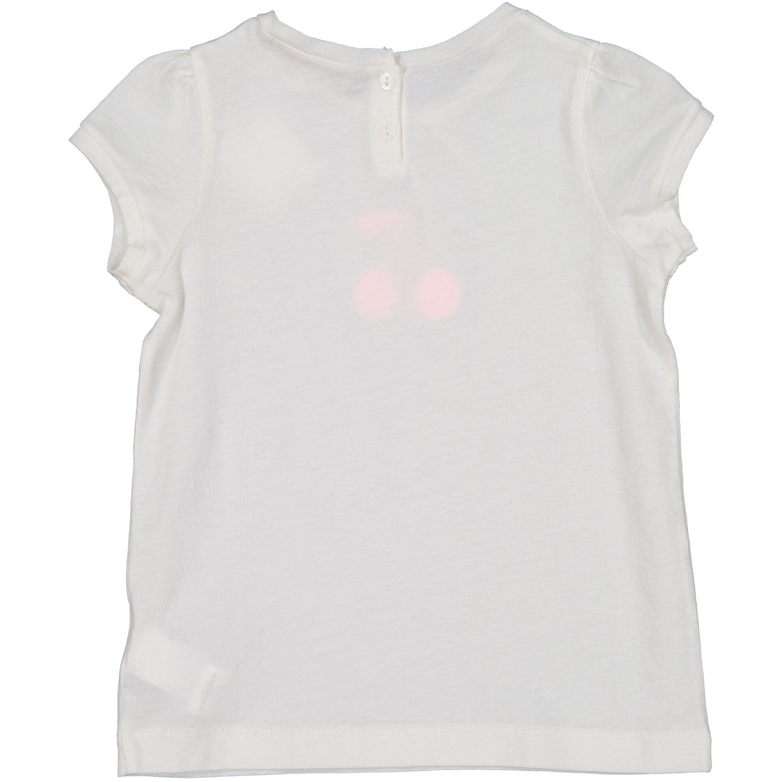 Bonpoint White/Neon Cherry Baby Tee