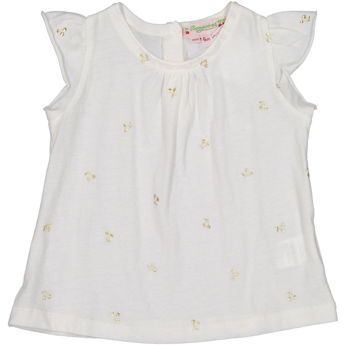 Bonpoint Cream Dot Bloomer Set