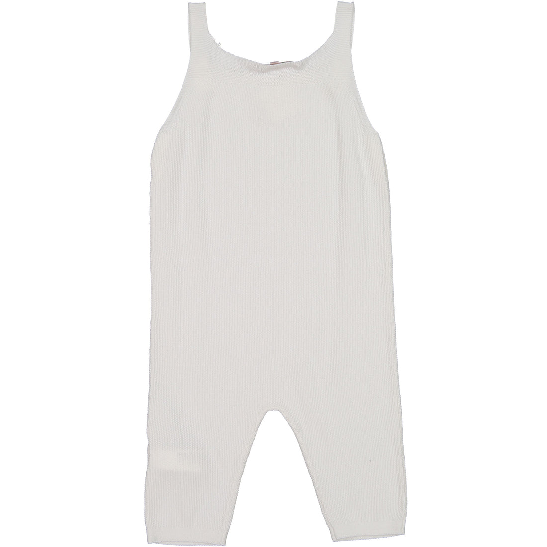 Bonpoint White Knit Romper