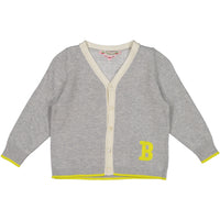 Bonpoint Grey Baby B Cardigan