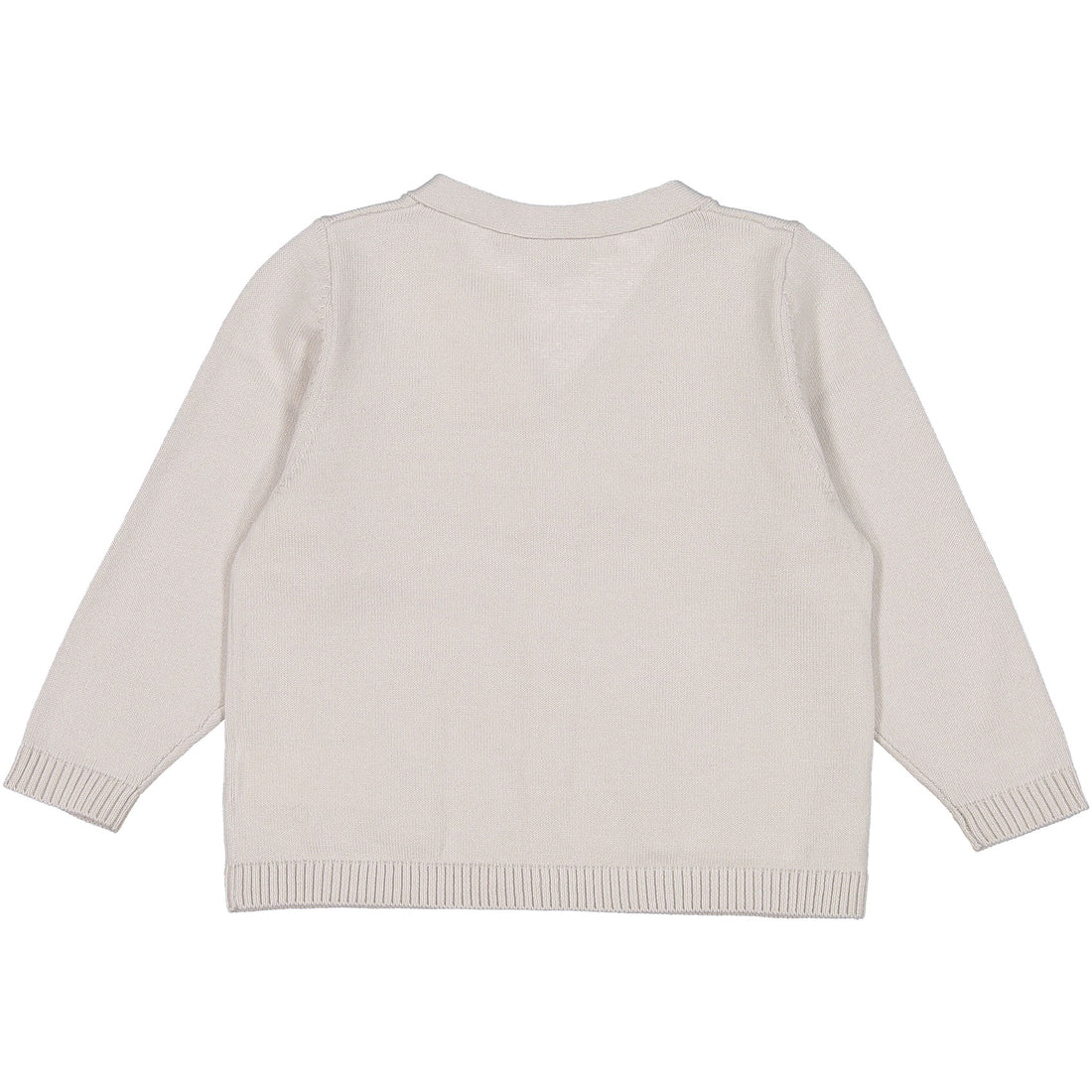Bonpoint Grey Stitched Baby Cardigan