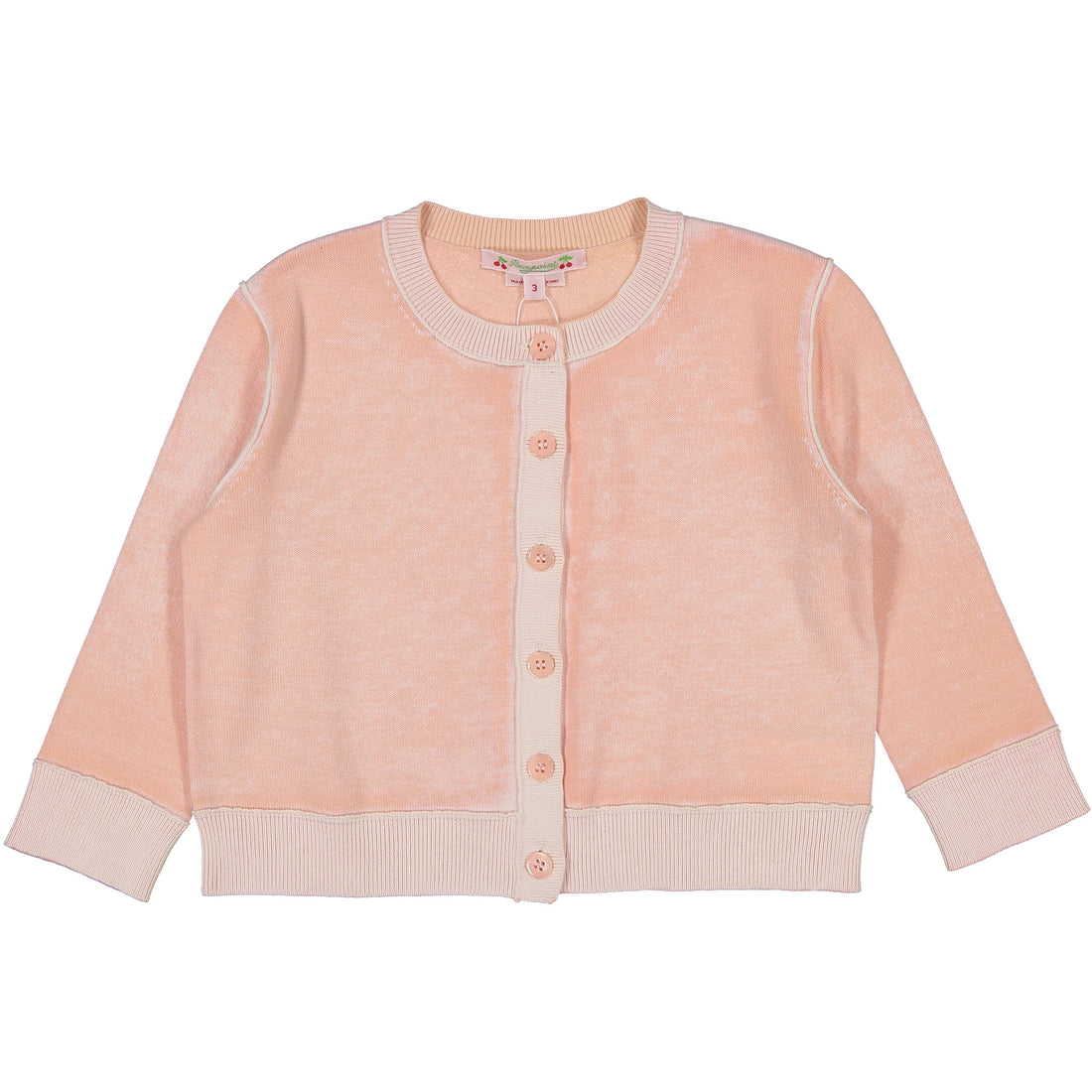 Bonpoint Rose Tie Dye Cardigan