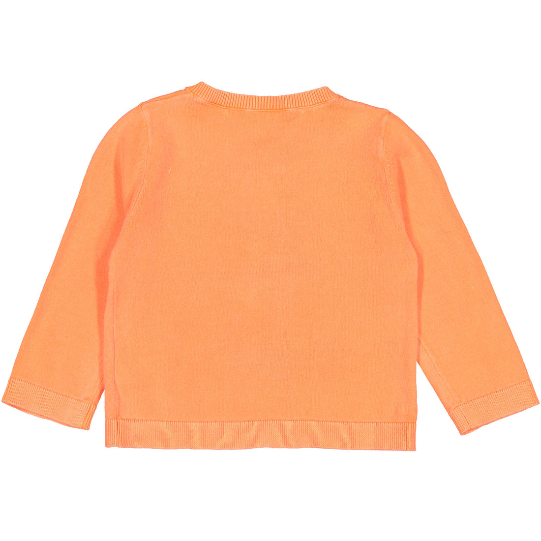 Bonpoint Neon Orange Baby Cardigan