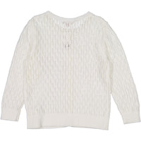 Bonpoint Ecru YAM Cardigan