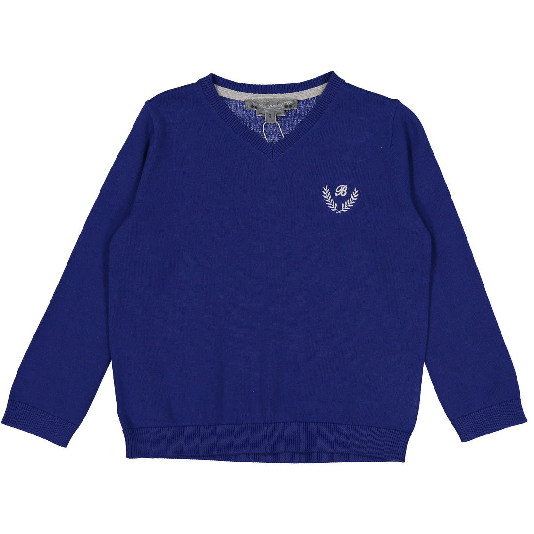 Bonpoint Sky Blue V-neck Sweater