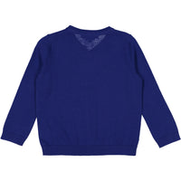 Bonpoint Sky Blue V-neck Sweater