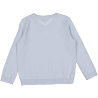 Bonpoint Light Blue V-neck Sweater