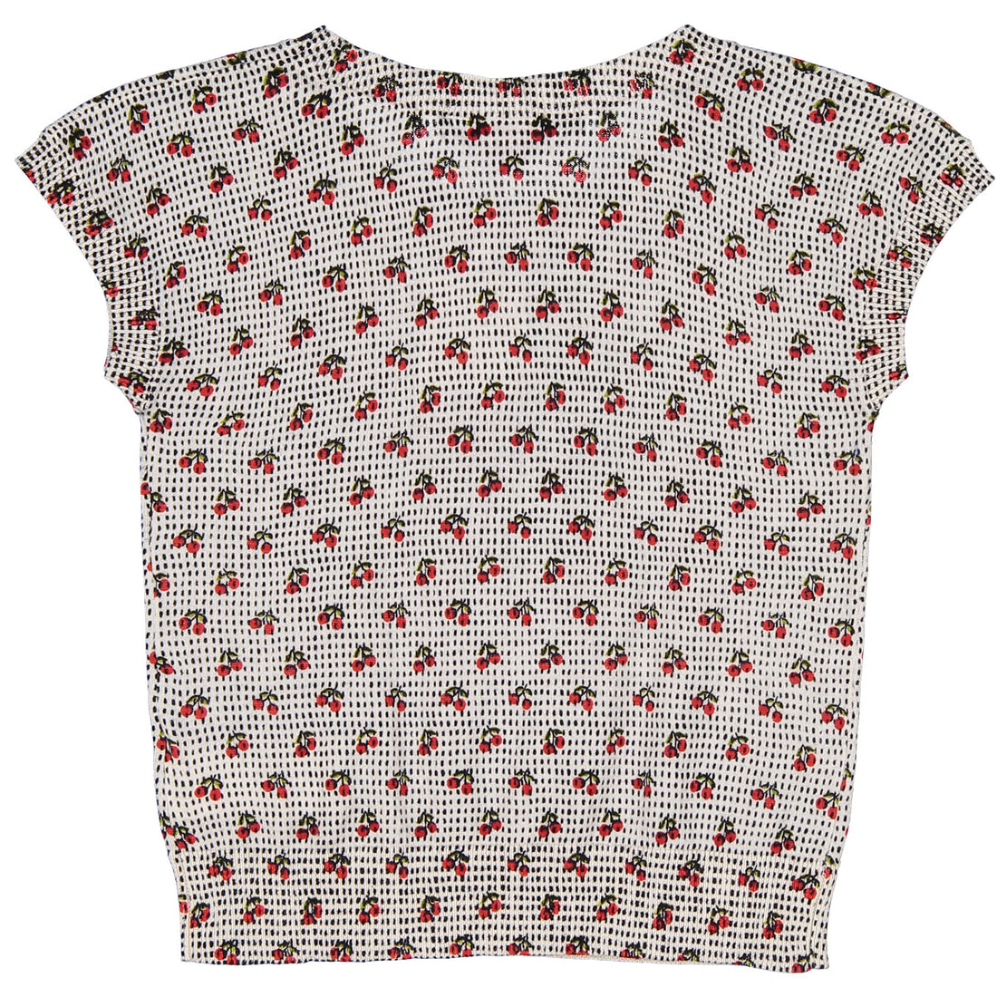 Bonpoint Cherry Stitched Vest