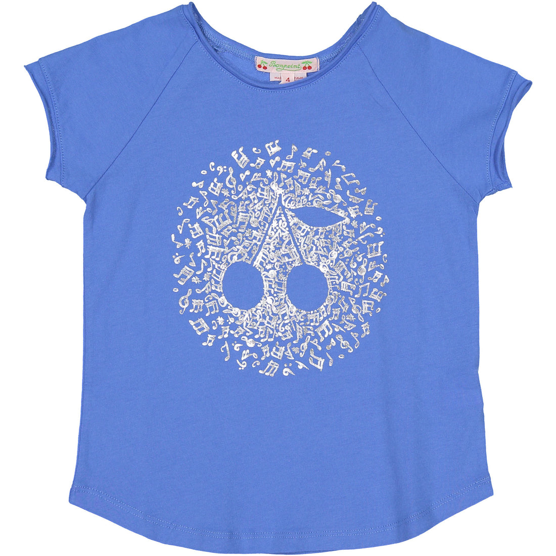 Bonpoint Blue Cherry Circle Tee