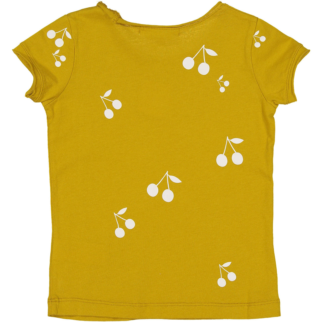 Bonpoint Mustard All Over Cherry Tee