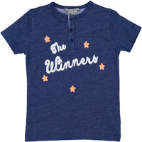 Bonpoint Denim Winners Button Tee
