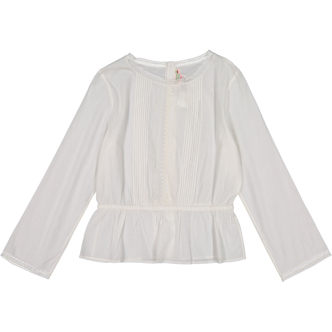 Bonpoint White Embroidered YAM Blouse
