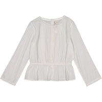 Bonpoint White Embroidered YAM Blouse