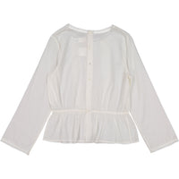 Bonpoint White Embroidered YAM Blouse