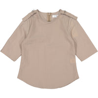 Coco Blanc Mauve 3/4 Sleeve Crew