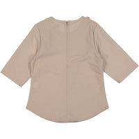 Coco Blanc Mauve 3/4 Sleeve Crew