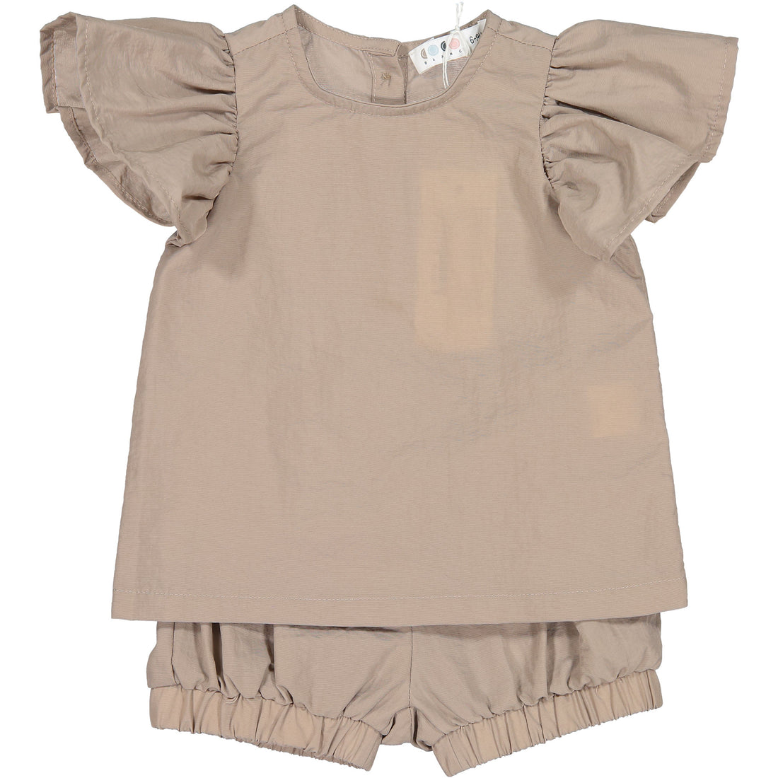 Coco Blanc Mauve Two Piece Ruffle Set