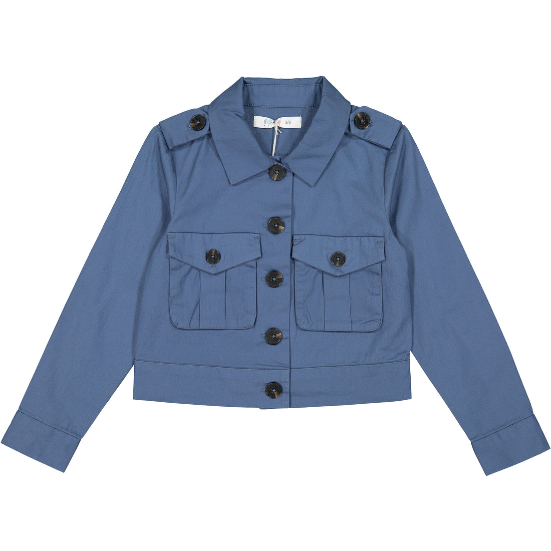 Coco Blanc Dark Chambray Military Jacket
