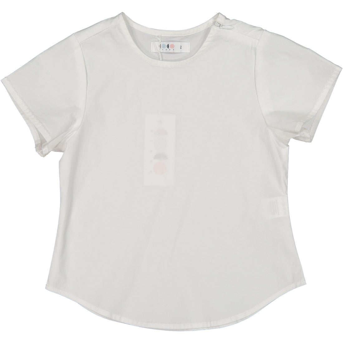 Coco Blanc White Woven Crew