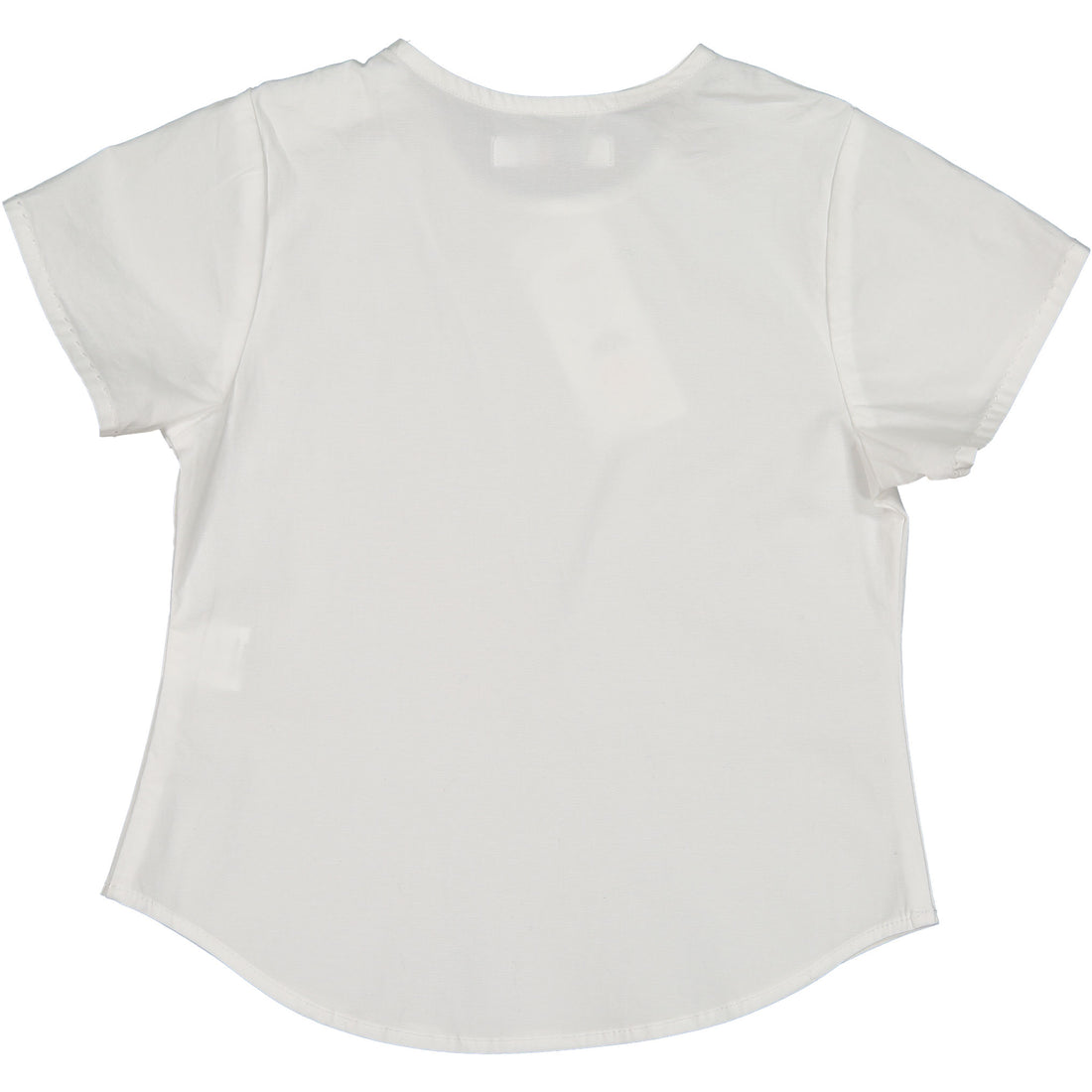 Coco Blanc White Woven Crew