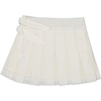 Coco Blanc White Kilt Skirt