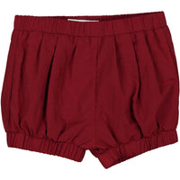 Coco Blanc Deep Red Two Piece Ruffle Set