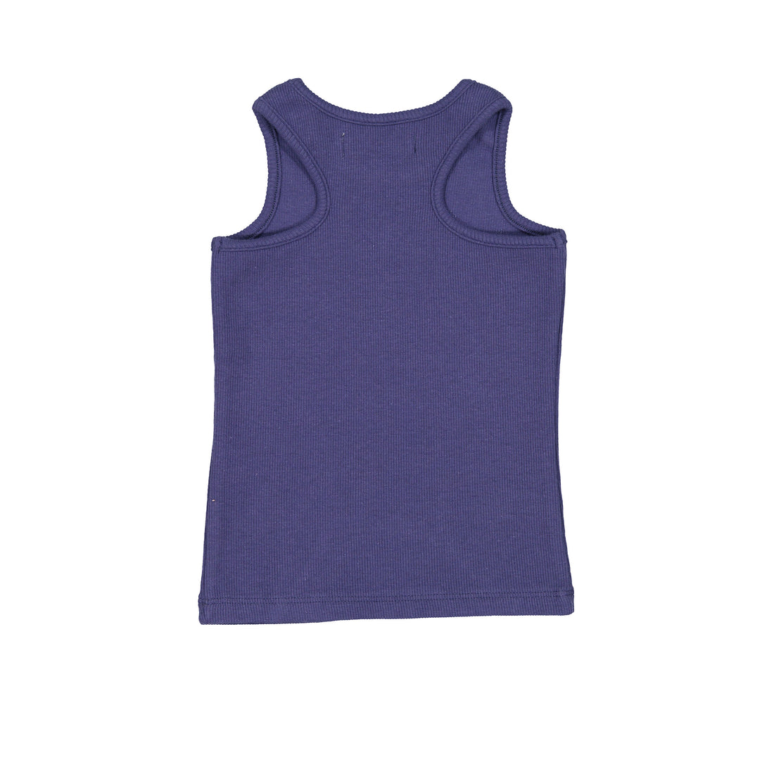 Coco Blanc Blue Ribbed Tank