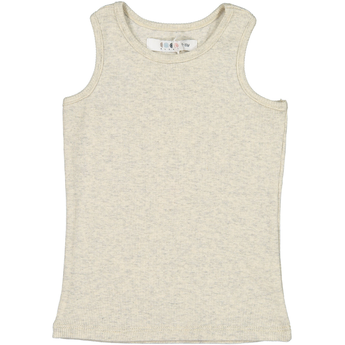 Coco Blanc Oatmeal Ribbed Tank