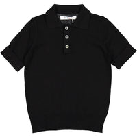 Coco Blanc Black Polo Sweater