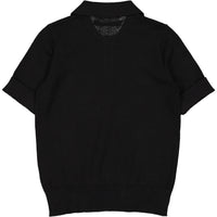 Coco Blanc Black Polo Sweater