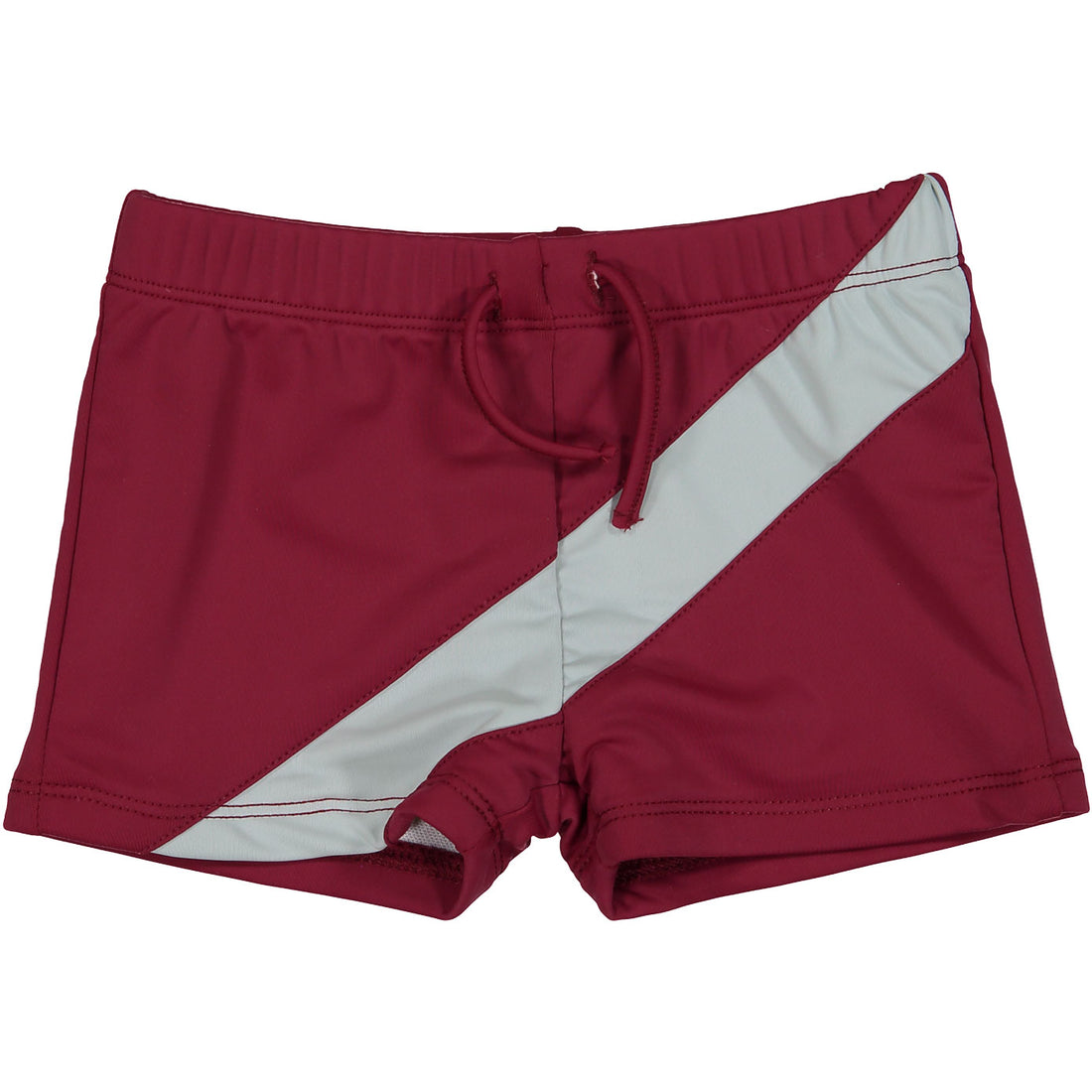 Coco Blanc Red/Grey Tight Swim Trunk