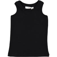 Coco Blanc Black Ribbed Tank