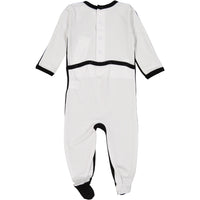 Coco Blanc Black/White Colorblock Romper