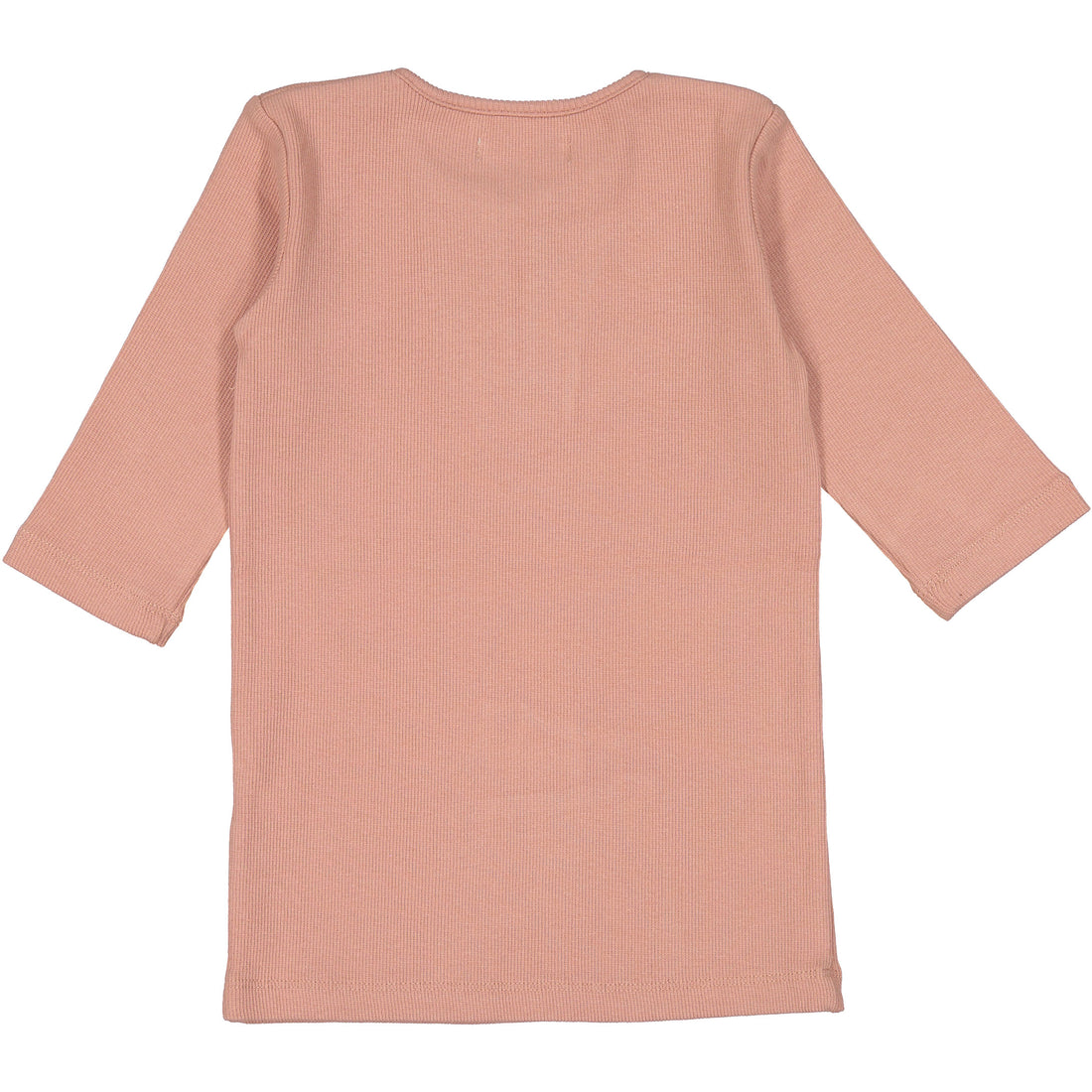 Coco Blanc Blush Pink Ribbed 3/4 Criss Cross Tee