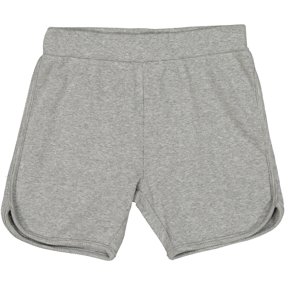 Coco Blanc Heather Grey Ribbed Shorts