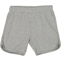 Coco Blanc Heather Grey Ribbed Shorts