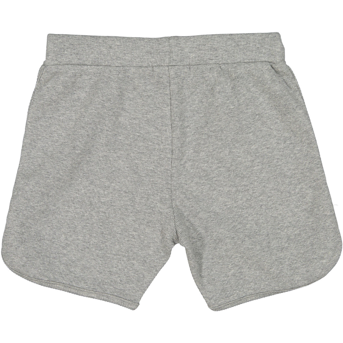 Coco Blanc Heather Grey Ribbed Shorts
