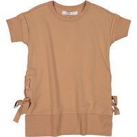 Coco Blanc Salmon Pink Short Sleeve Weekday Dress