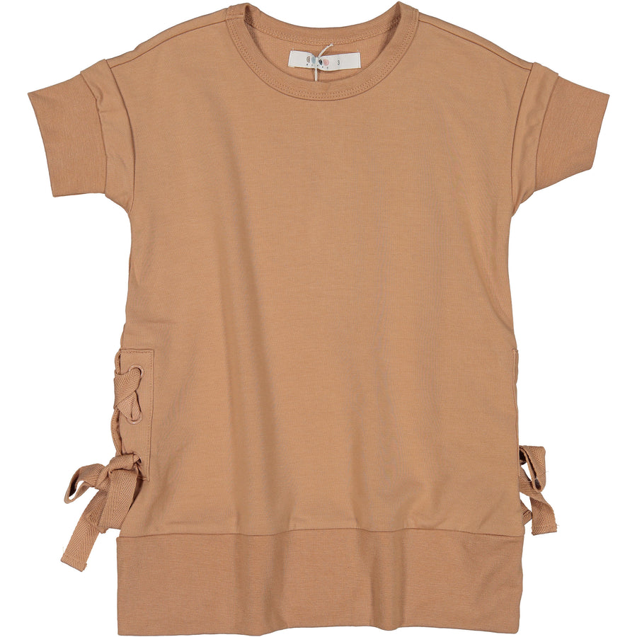 Coco Blanc Salmon Pink Short Sleeve Weekday Dress
