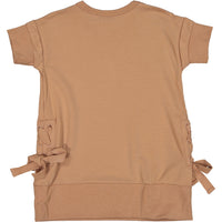 Coco Blanc Salmon Pink Short Sleeve Weekday Dress